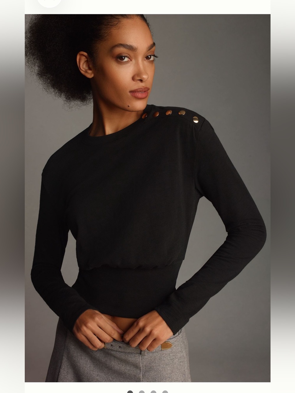 New With Tags Nation Monique Banded Top Sz M